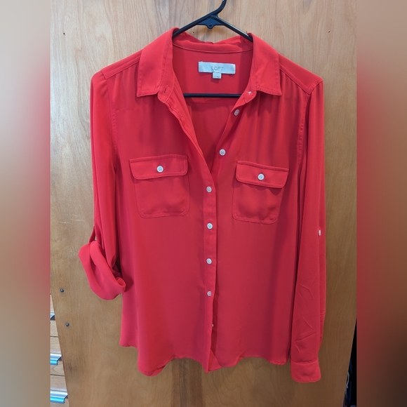 Express and Loft chiffon blouses - Picture 6 of 8